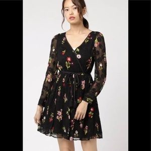 Kate Spade In Bloom Chiffon Mini Dress Size 4